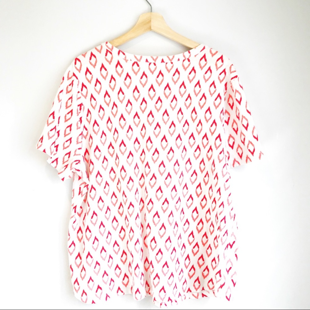 ⚡️Spring Sale⚡️ Printed Short Sleeve Top - Picture 3 of 4